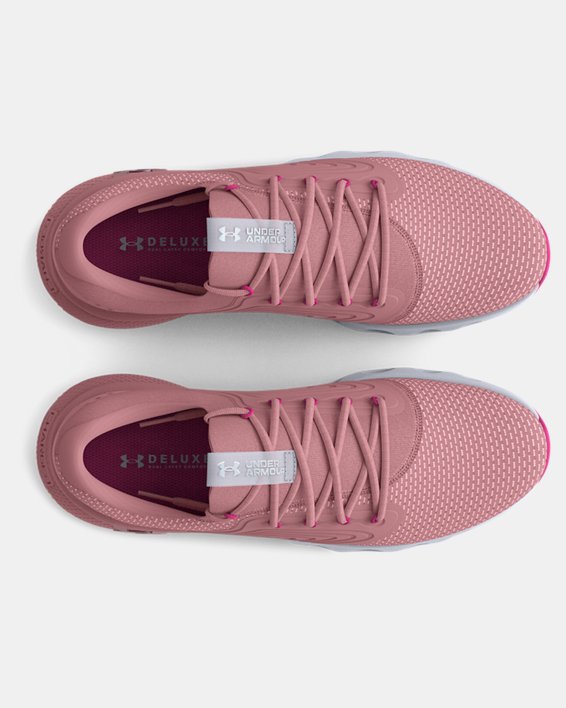 Women's UA Charged Vantage 2 Running Shoes, Pink, pdpMainDesktop image number 2